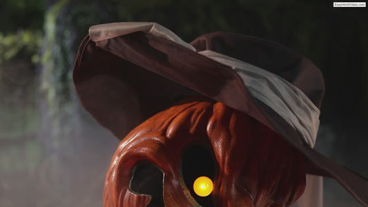 3 Ft Pop Up Pumpkin Scarecrow Animated Halloween Prop