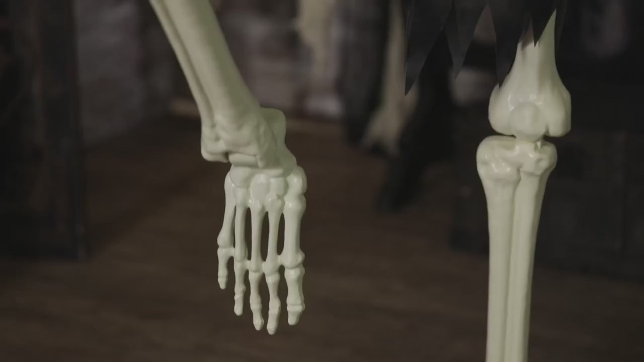 6 Ft Frankenstein Skeleton Posable
