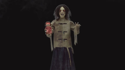 Halloween 2026 - 5 Ft Animated Maniac Mary Prop