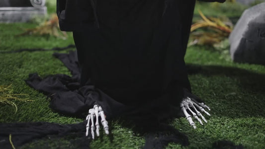 Halloween 2026 - 47" Hide & Seek Ghost Sitting Animated Prop