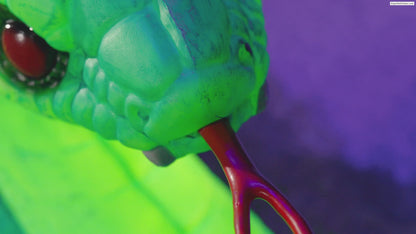 20" Tall Lighted Green Snake