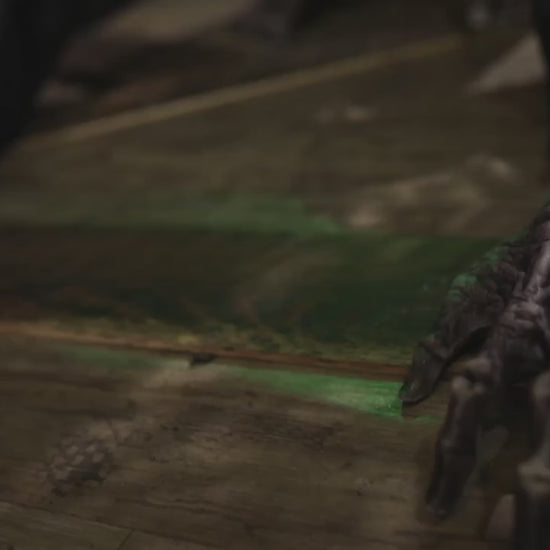 Crouching Monster Animated Halloween Prop
