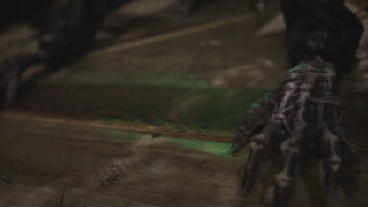 Crouching Monster Animated Halloween Prop