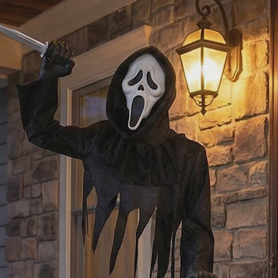 6 Ft. Ghost Face® Illusionary Figure with Cauldron Halloween outdoor Decoration