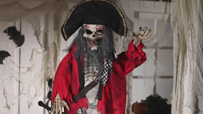 6 FT Pirate Animated Halloween Prop