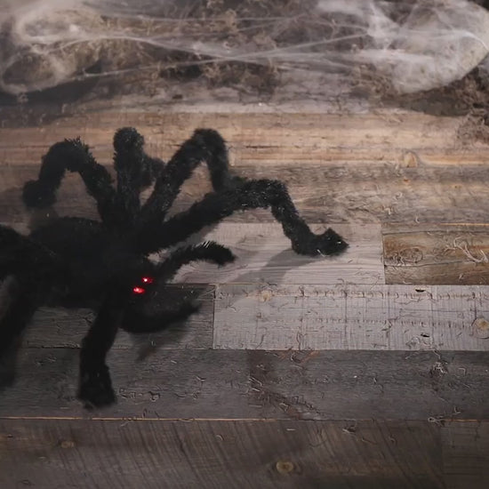 31" Giant Crawling Animated Spider Halloween Decoration