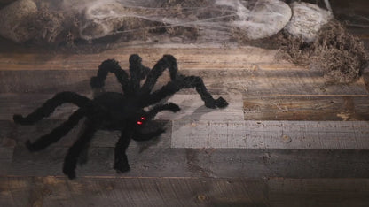 31" Giant Crawling Animated Spider Halloween Decoration