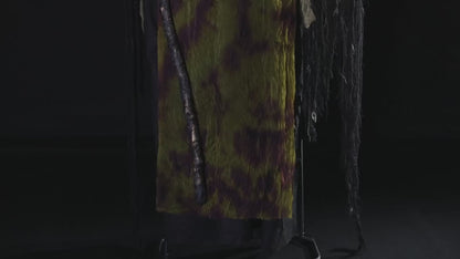 Halloween  Giant 6 Ft 10" Creepy Talking Witch with Staff prop decoration