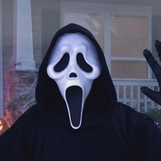 4 ft Ghost Face® Waving Grave Breaker™ outdoor Halloween Decoration
