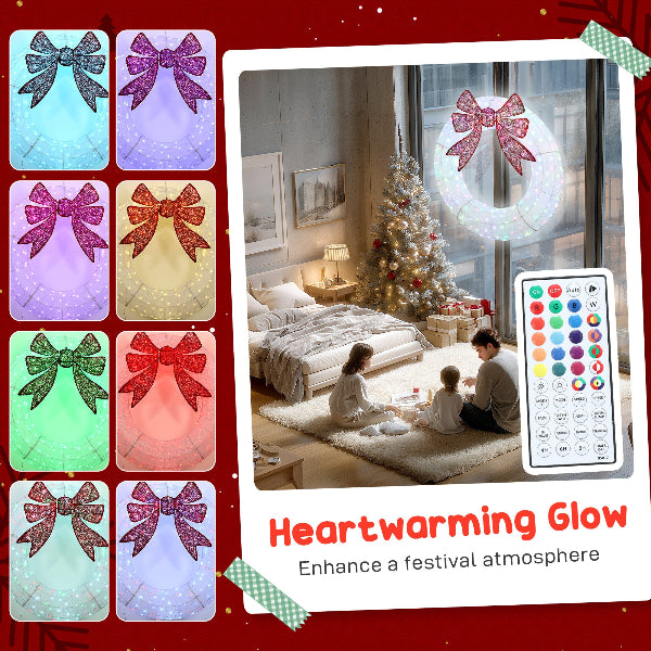 60 Inch Dual-Color LED Christmas Wreath – additional product view 4