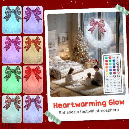 60 Inch Dual-Color LED Christmas Wreath – additional product view 4