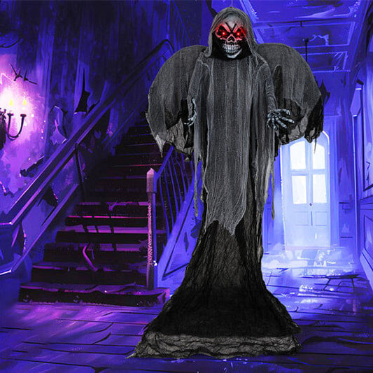 12 Ft Skeleton Ghost Lights & Sound