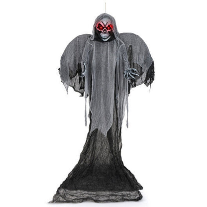 12 Ft Skeleton Ghost Lights & Sound