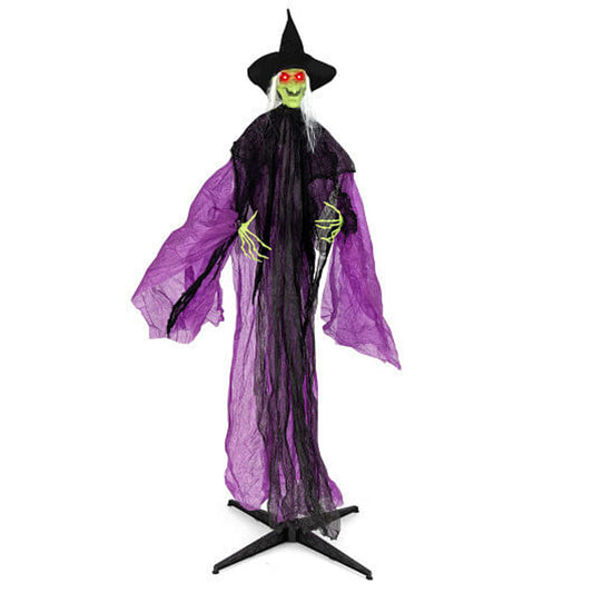 7 Ft Standing Animated Witch