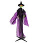 7 Ft Standing Animated Witch